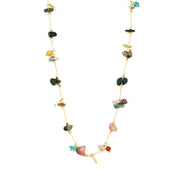 HERE semi-precious stones necklace
