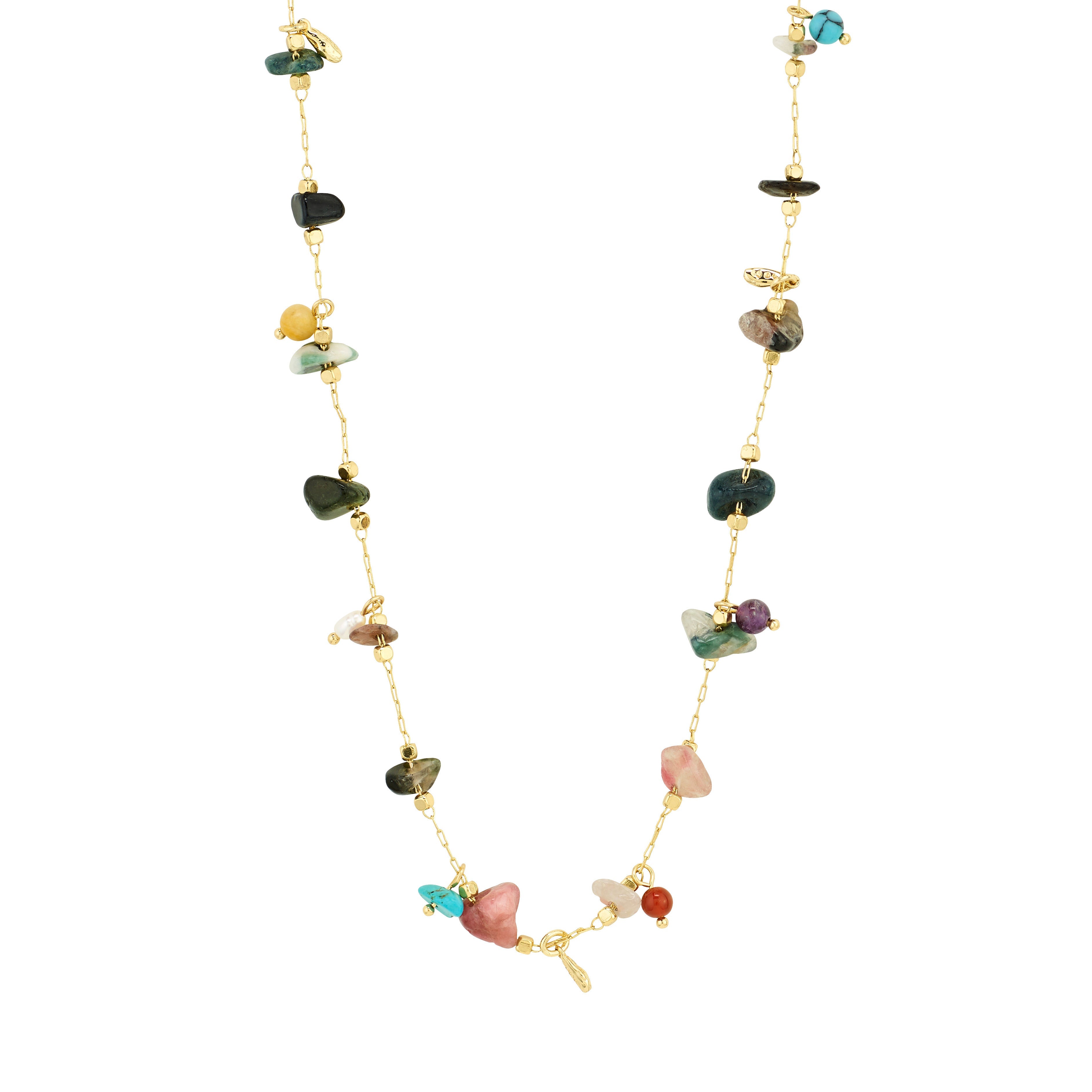HERE semi-precious stones necklace