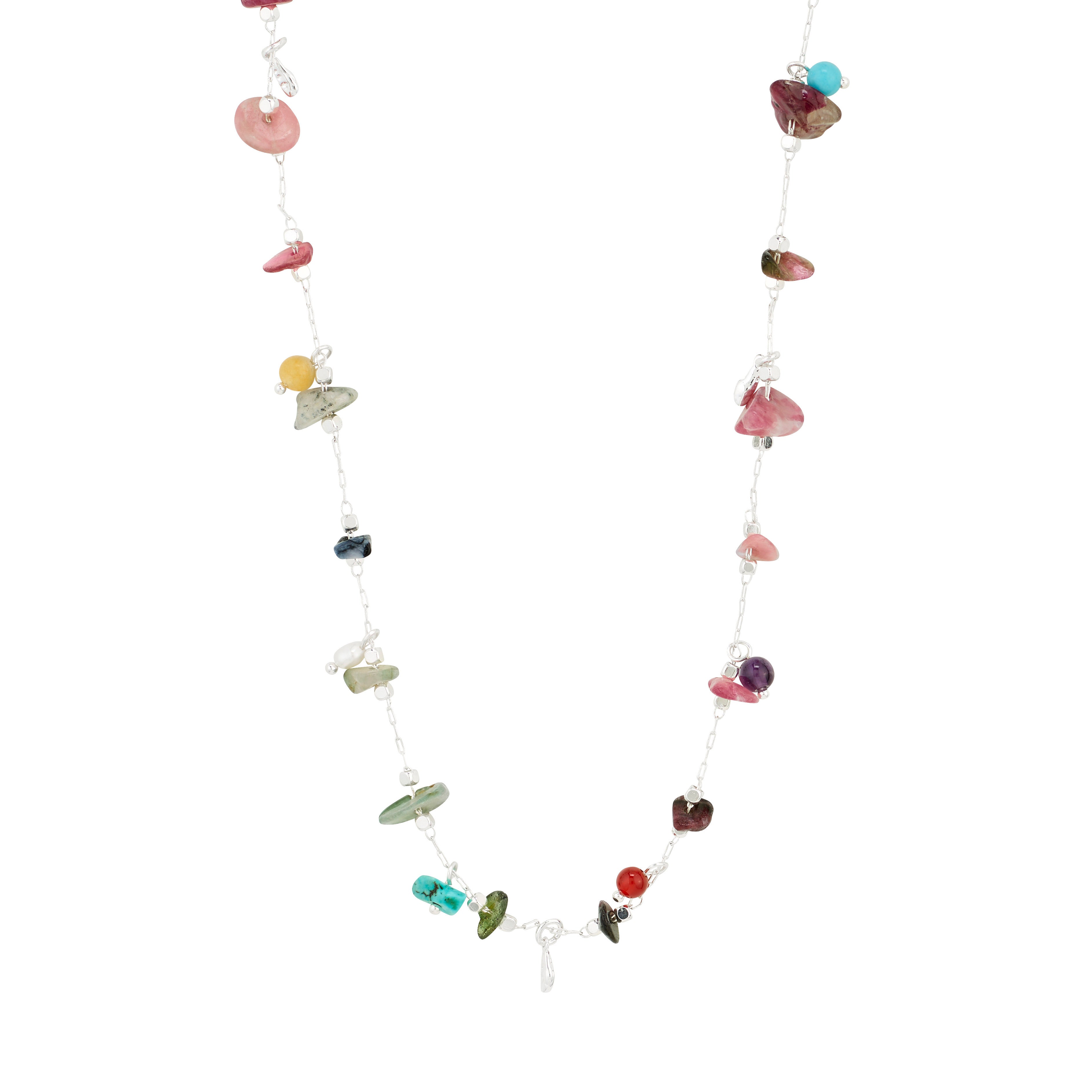 HERE semi-precious stones necklace
