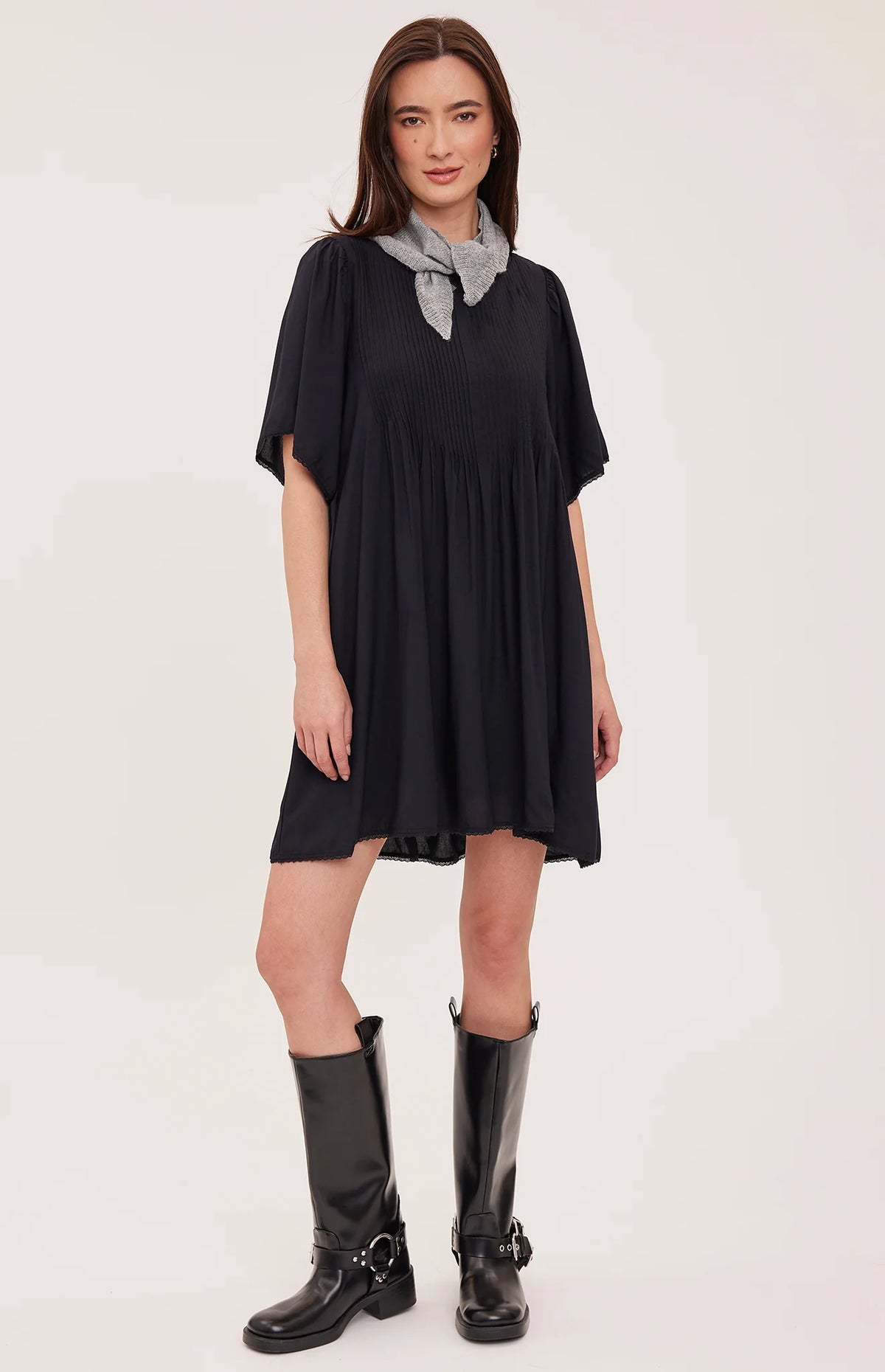 Heidi Mini Dress - Black