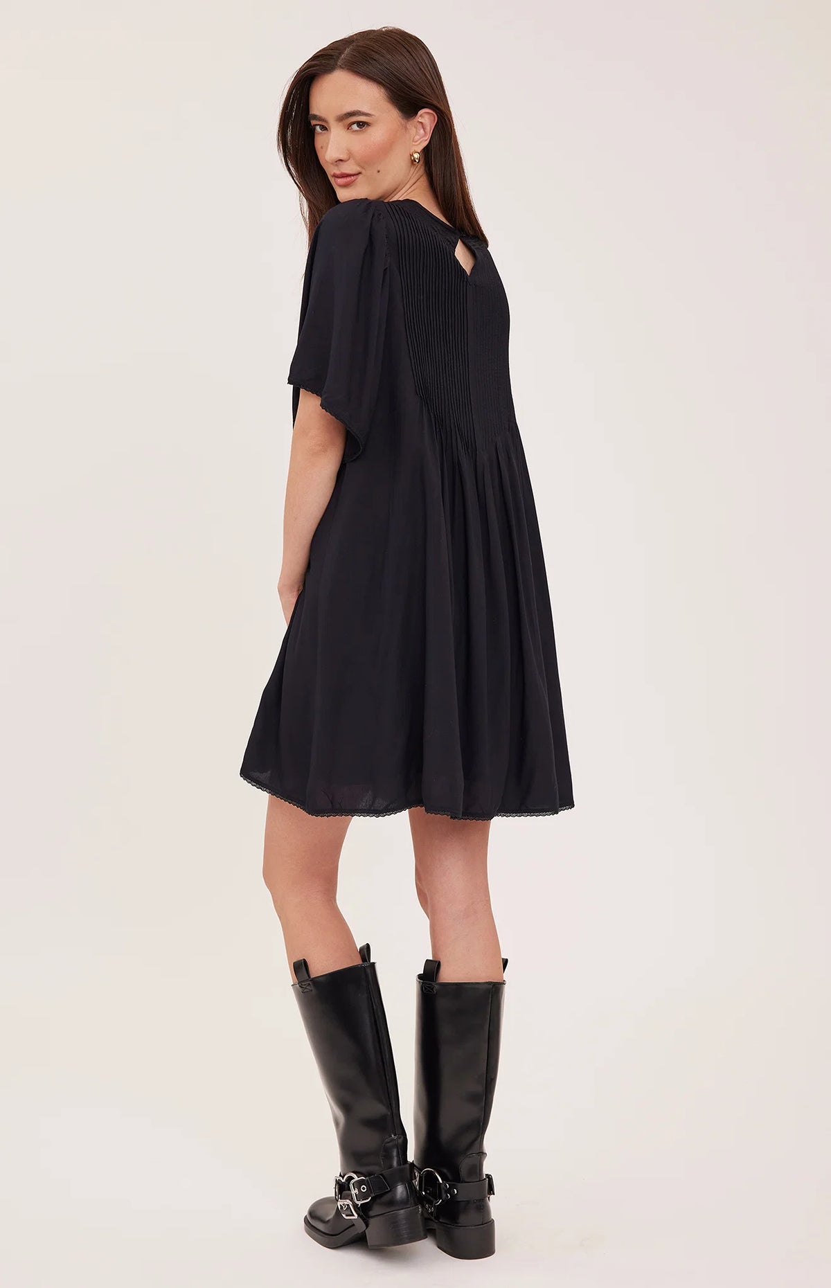 Heidi Mini Dress - Black