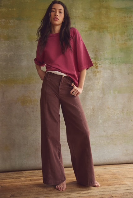 Perfect Oversized Tee - Glass Roses