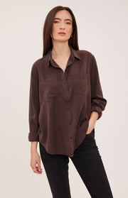 Carmen Blouse - Washed Java