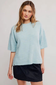 Margot Sweater Tee - Angel Falls Melange