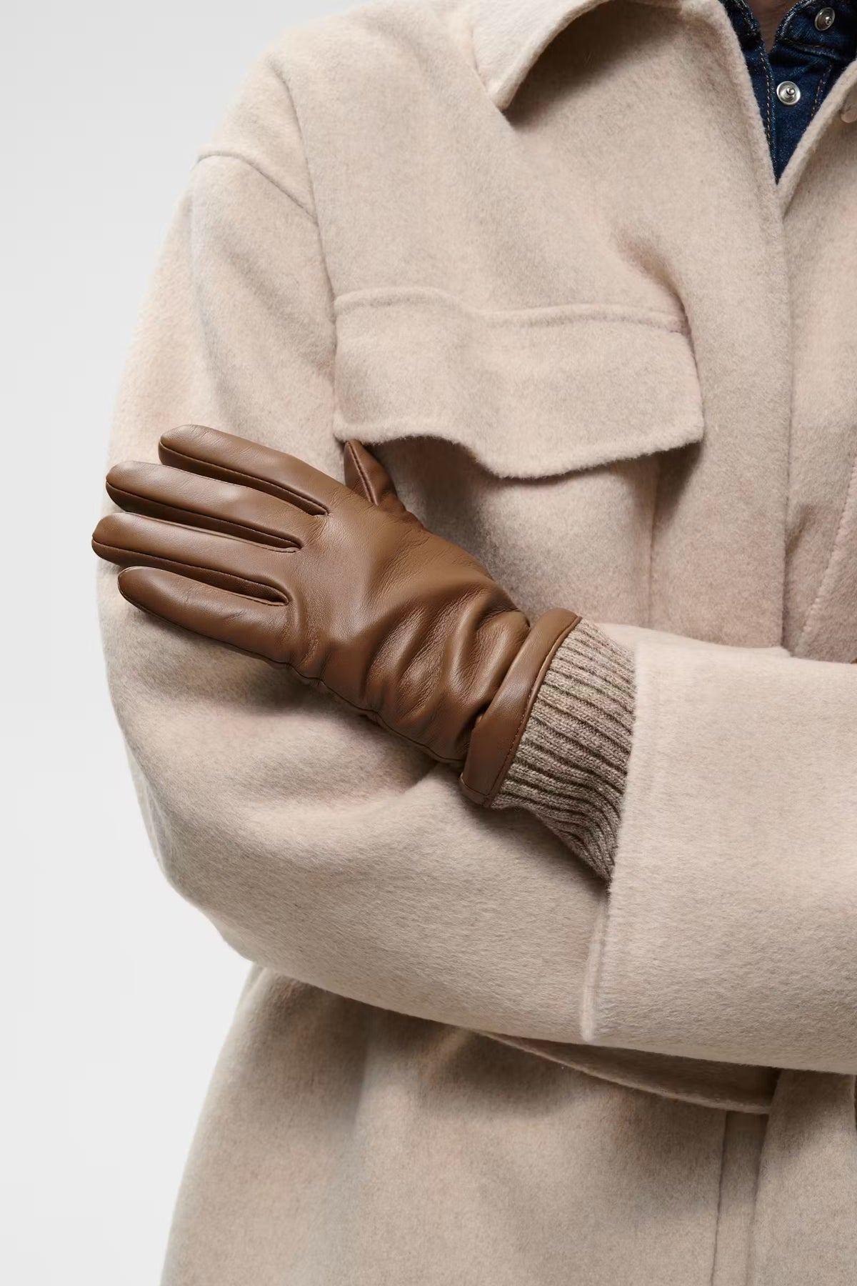 Annisaiw Gloves - Cognac