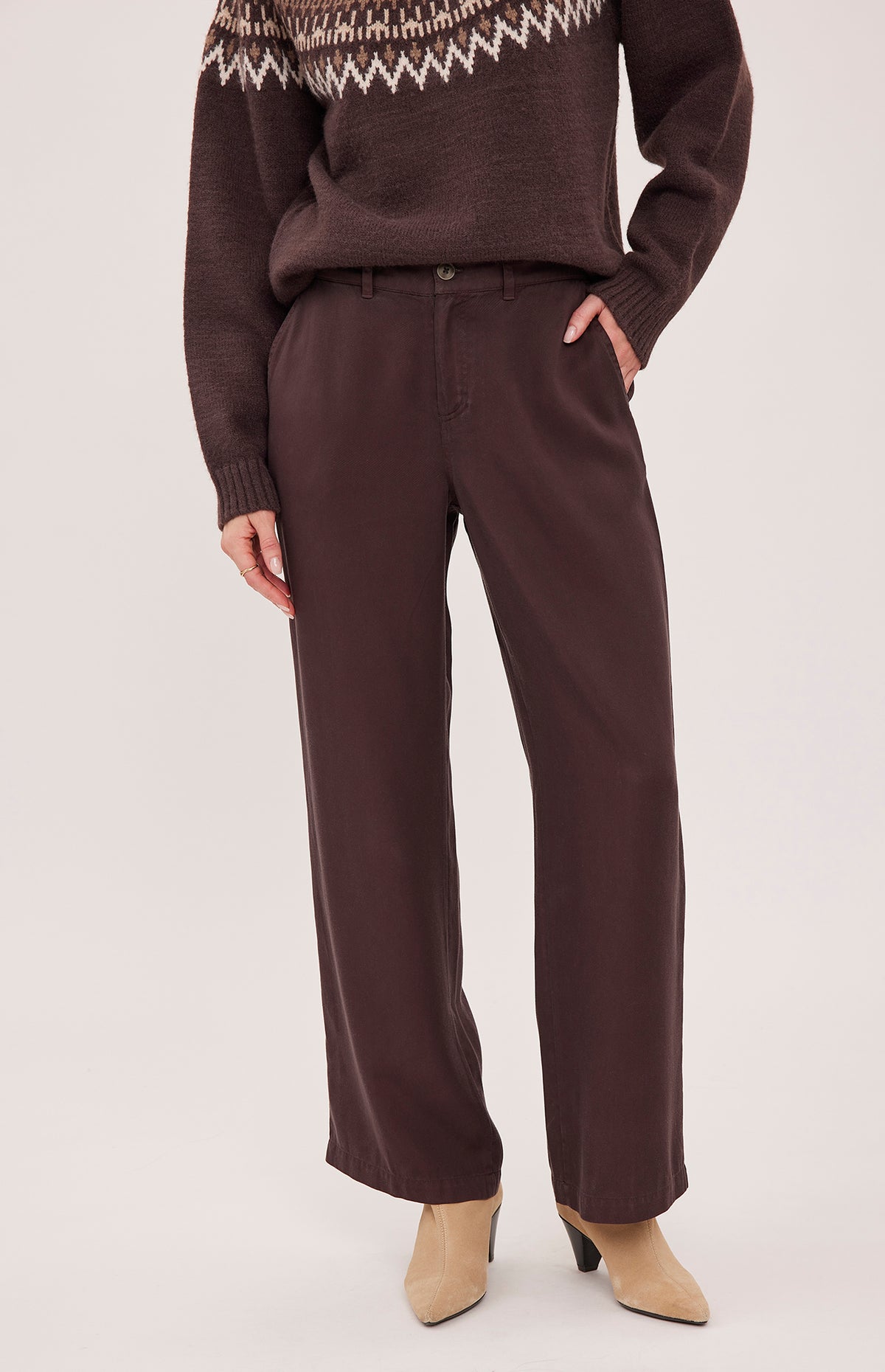 Oaklynn Pant - Washed Java