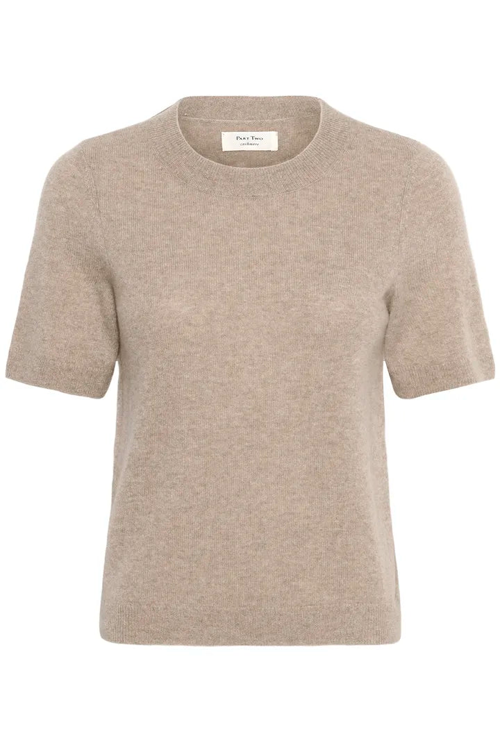 Everlotta Pullover - Light Camel Melange
