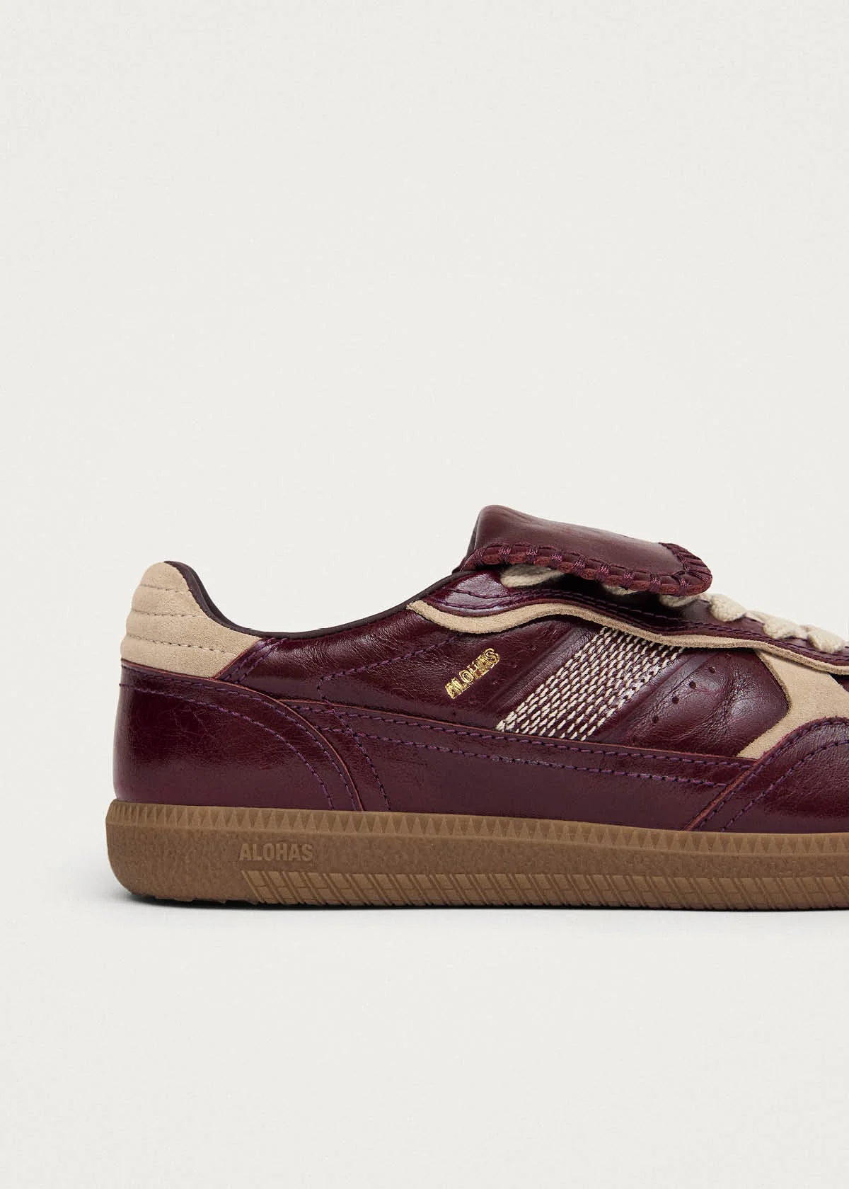 Tb.490 Club Patent Leather Sneakers - Patent Deep Burgundy
