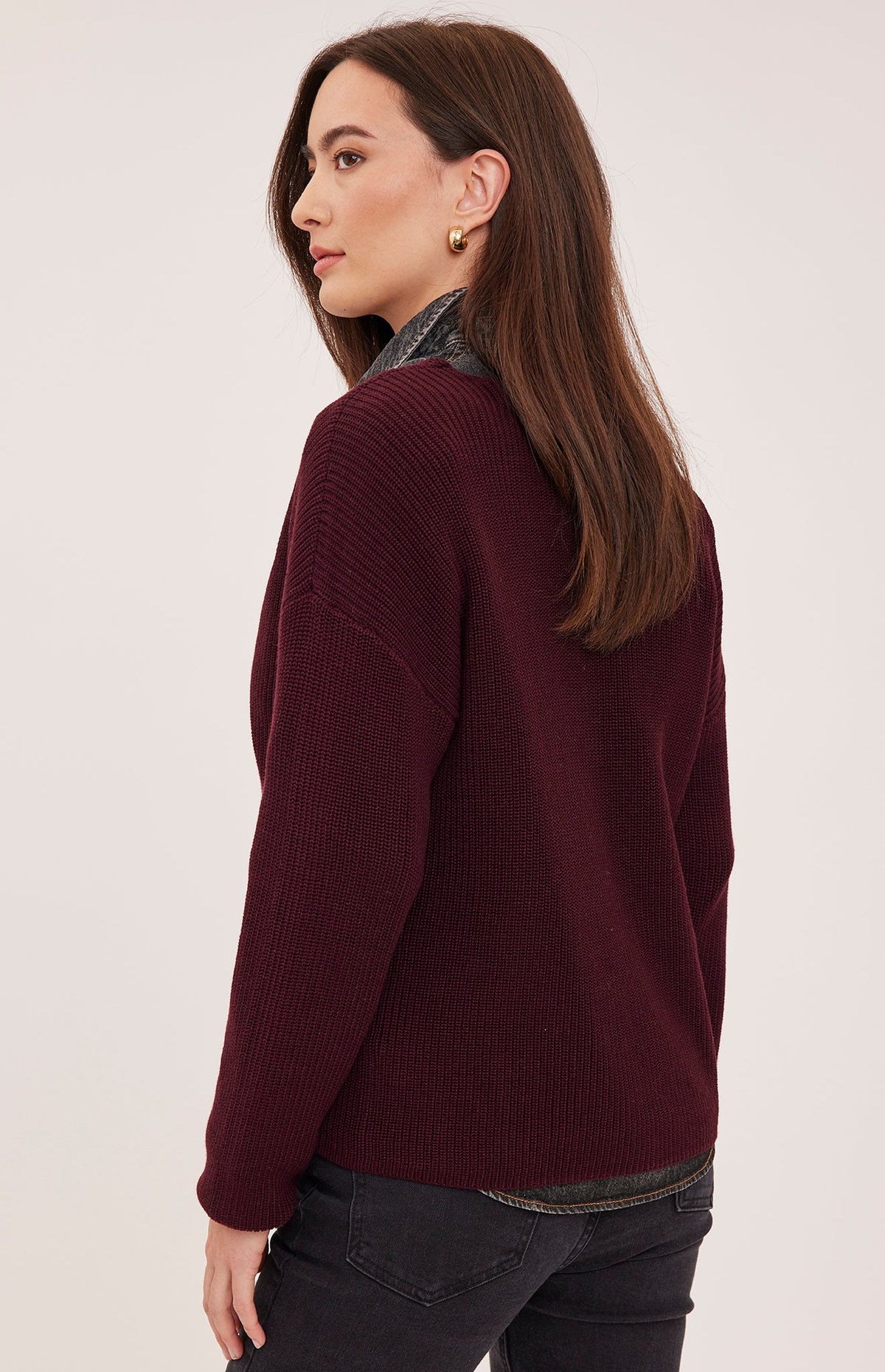 Tucker Pullover Sweater - Fig
