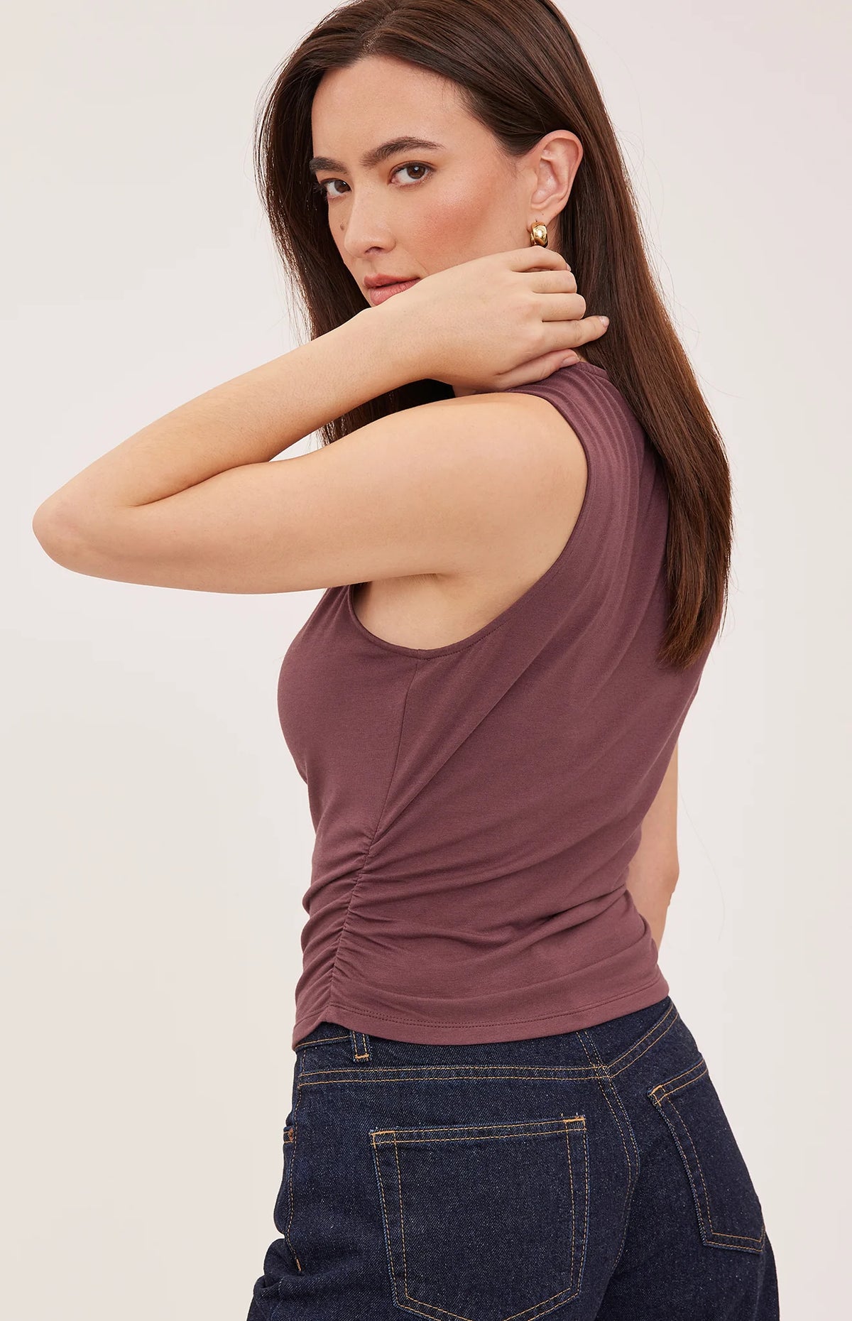 Indra Tank Top - Mulberry