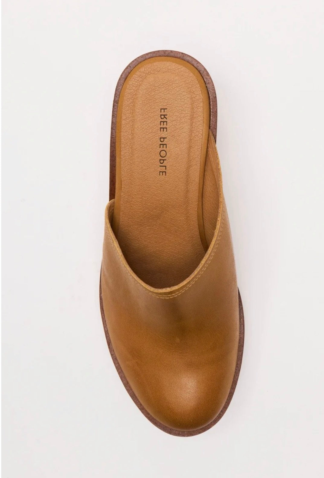 Hudson Wedge Clog - Luggage Leather
