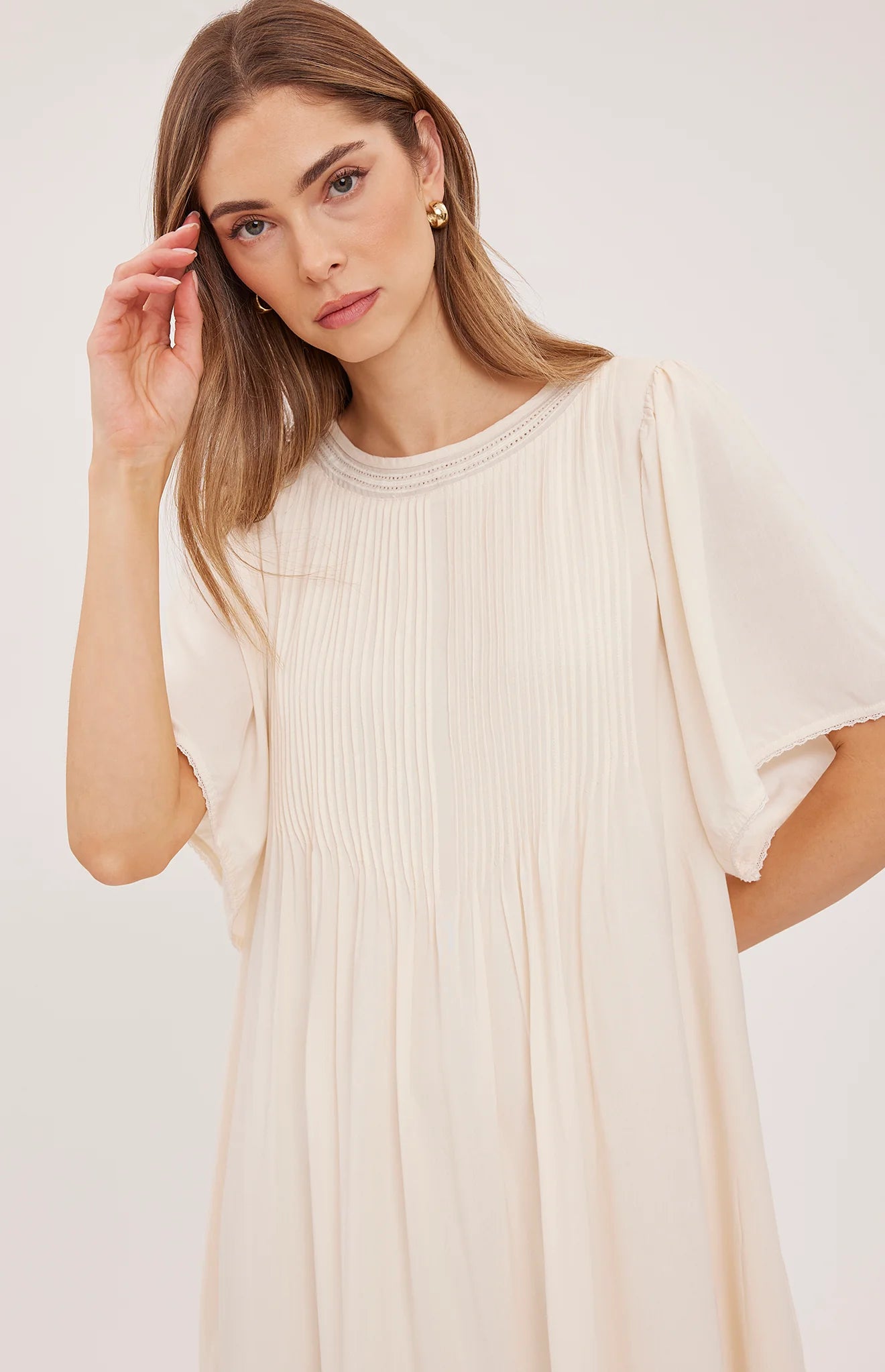 Heidi Mini Dress - Cream