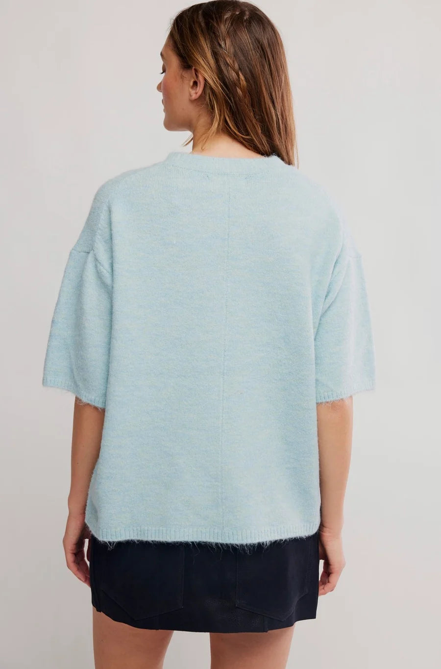 Margot Sweater Tee - Angel Falls Melange