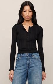 Rowena Fine Knit Sweater - Black