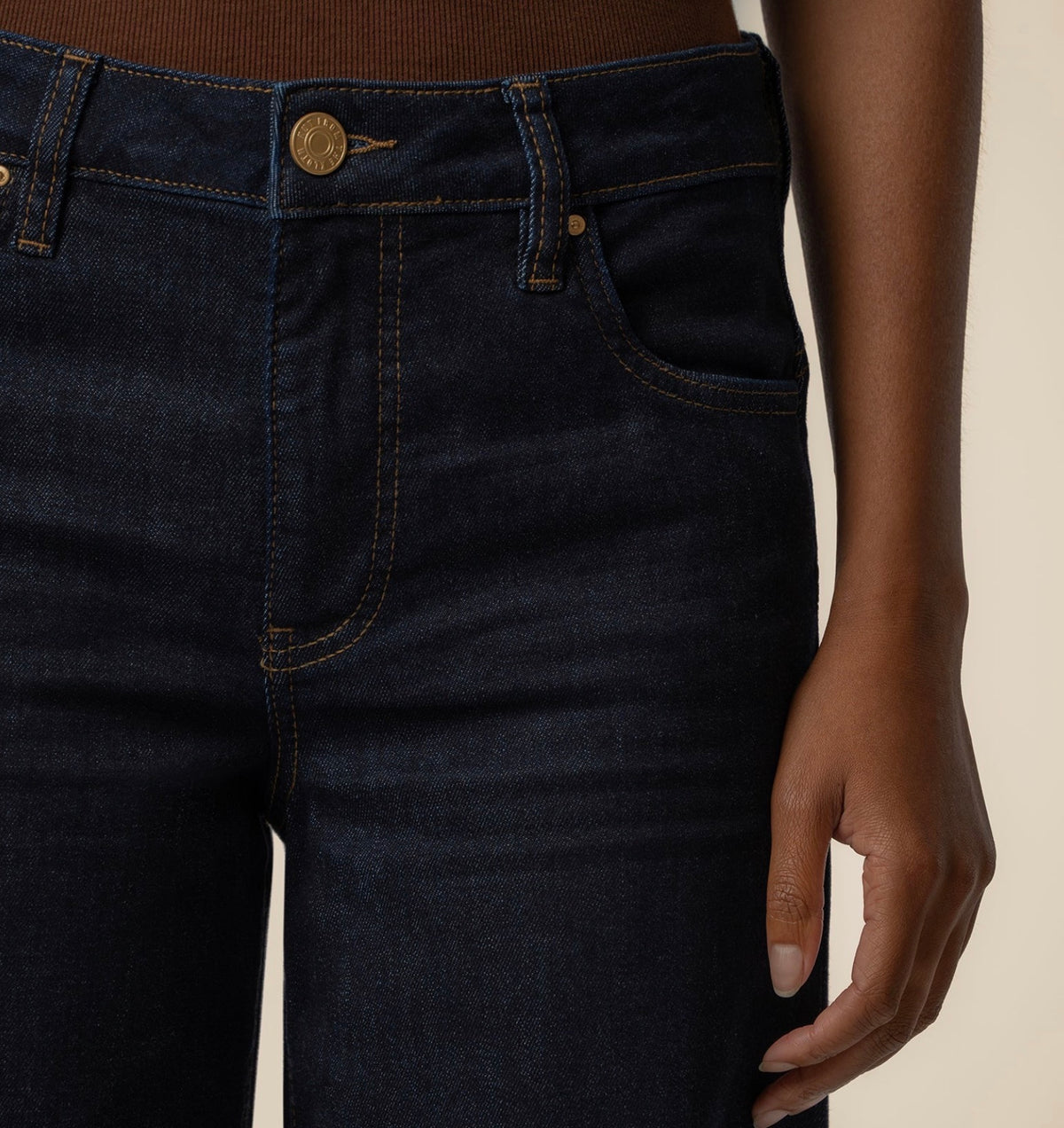 Maya High Rise Fab Ab Wide Leg Back Darts - Amaze