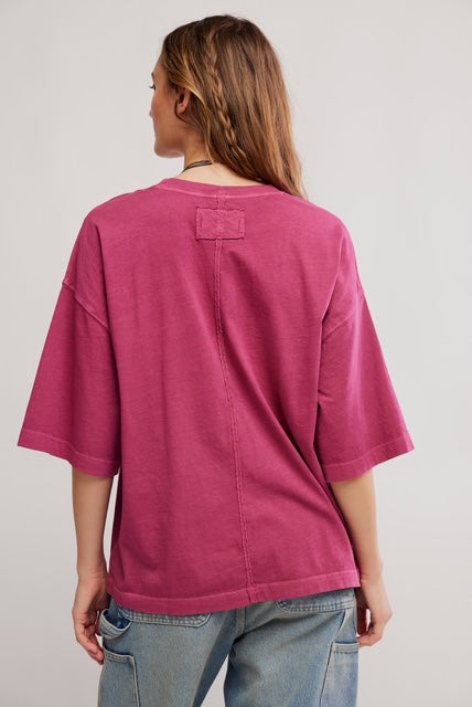 Perfect Oversized Tee - Glass Roses