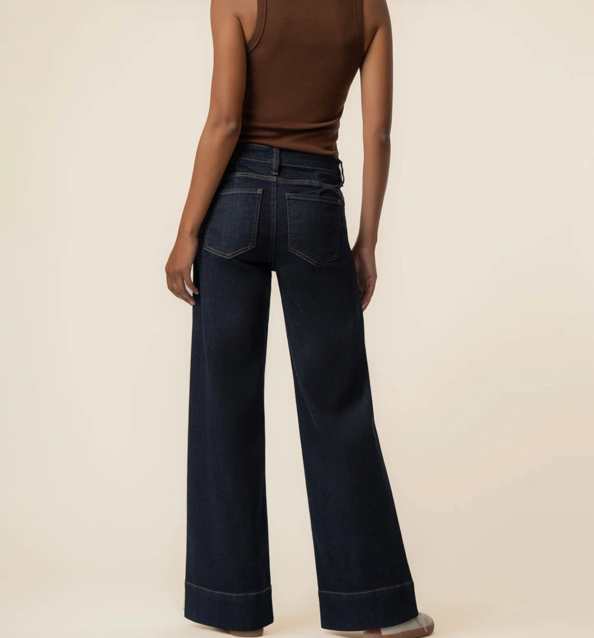 Maya High Rise Fab Ab Wide Leg Back Darts - Amaze