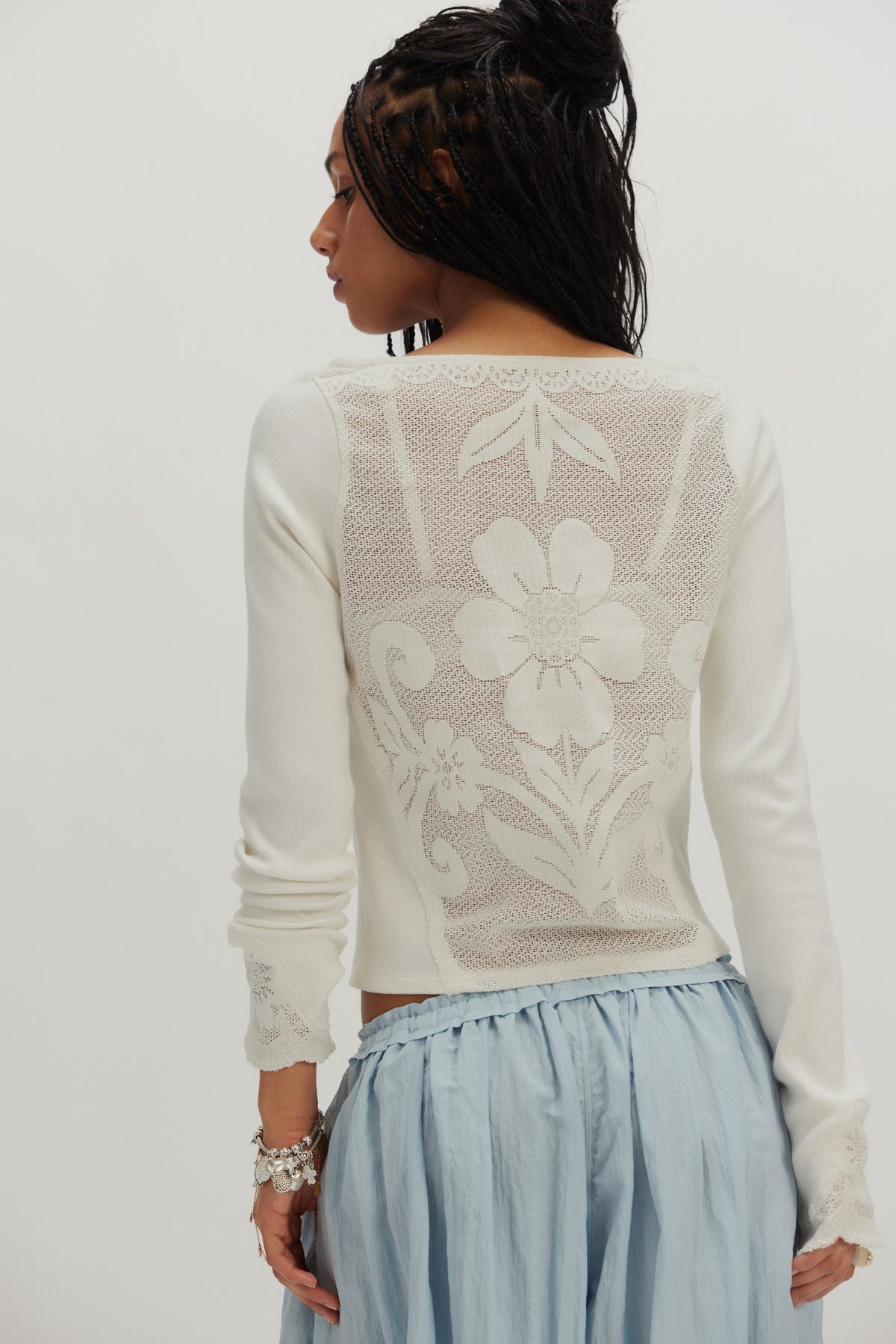 Delilah Long Sleeve - Clean Ivory