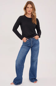 Claudia Long Sleeve Shirt - Black