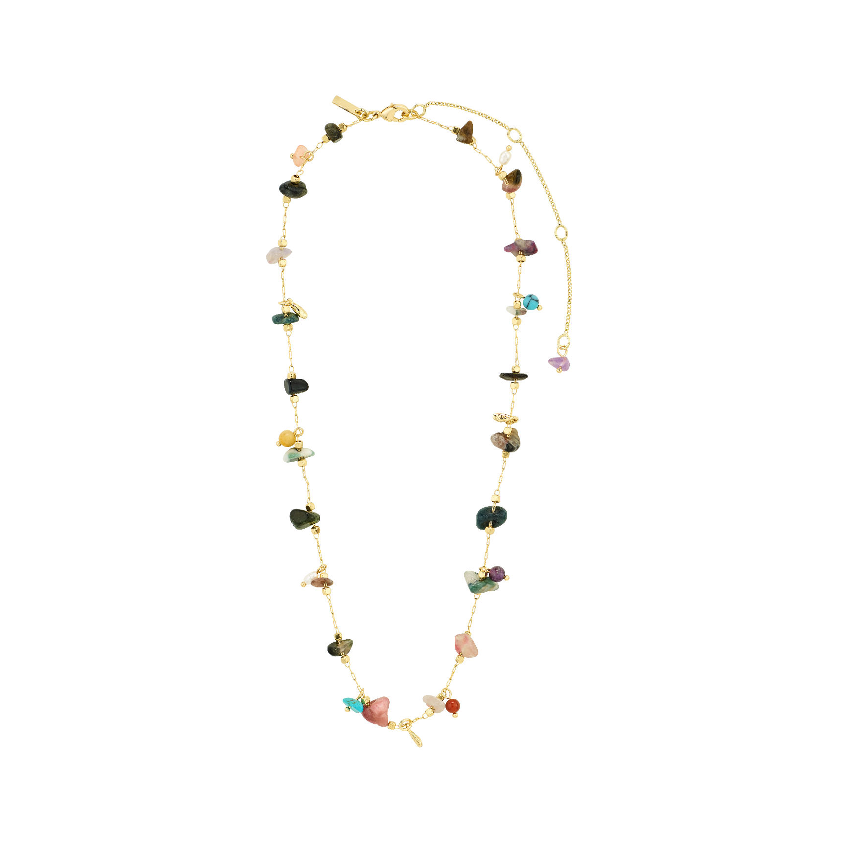 HERE semi-precious stones necklace