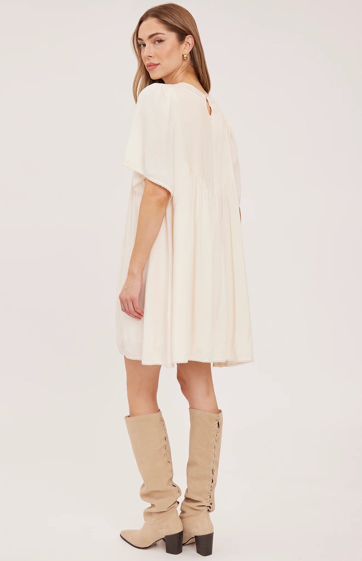 Heidi Mini Dress - Cream