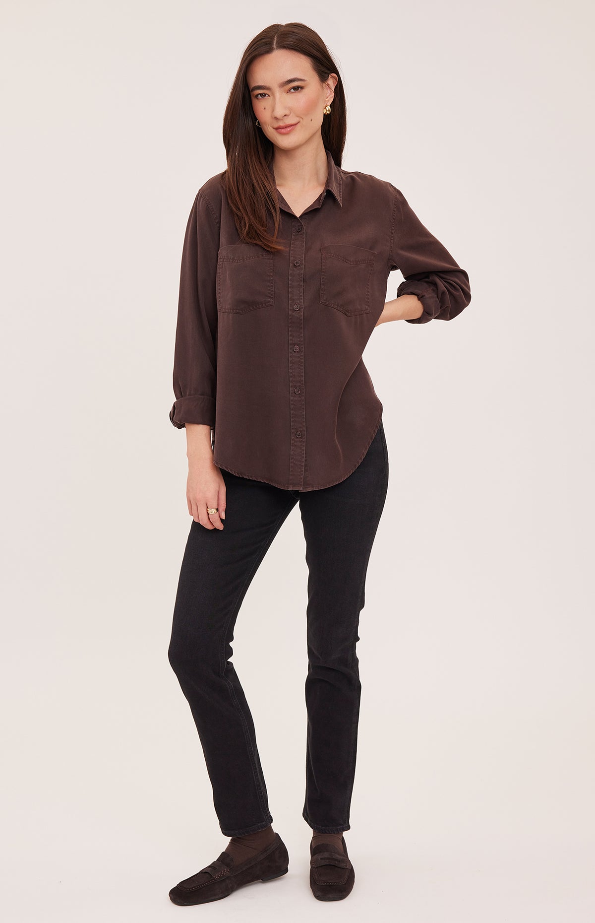 Carmen Blouse - Washed Java