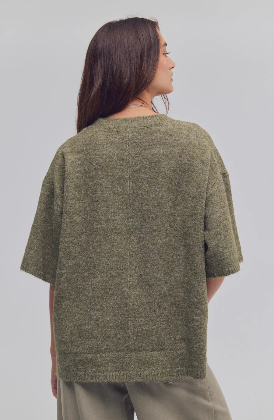 Margot Sweater Tee - Kalamata Melange