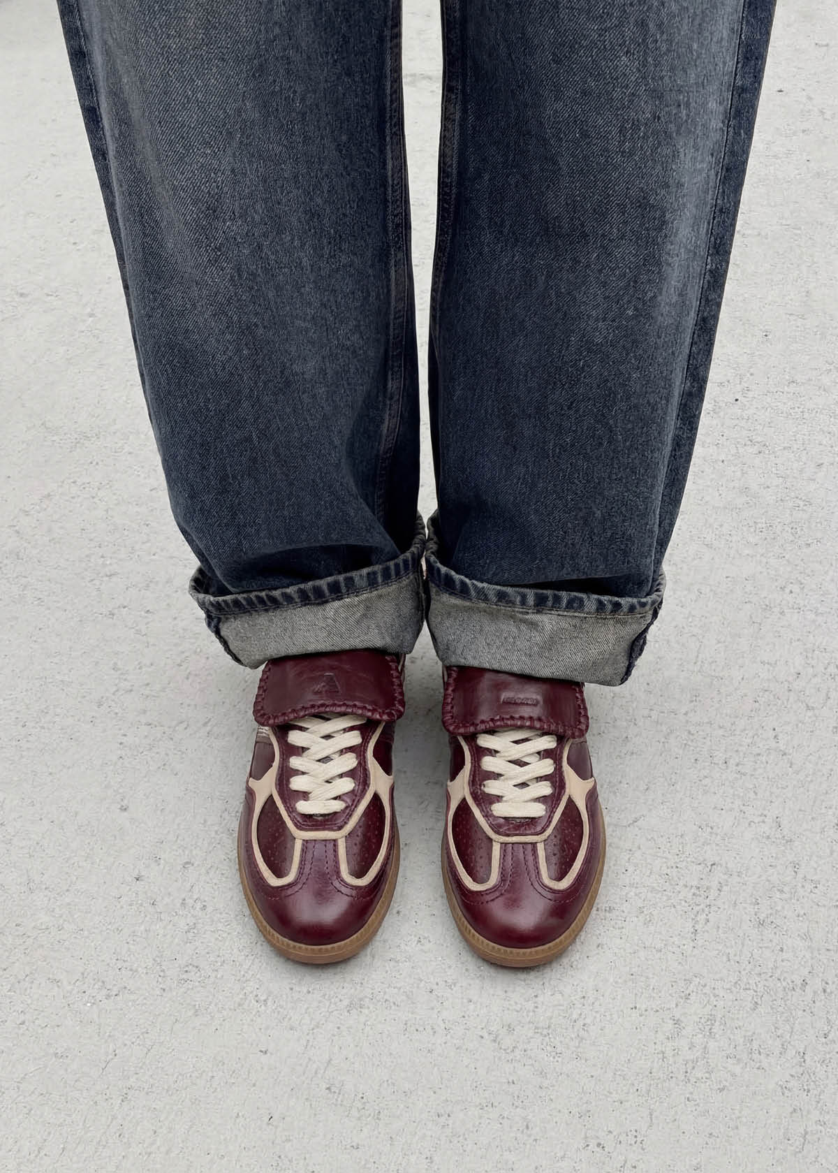 Tb.490 Club Patent Leather Sneakers - Patent Deep Burgundy