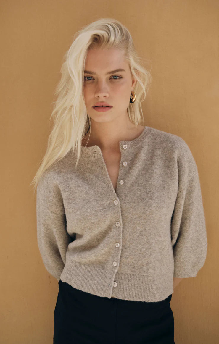 Valor Cardigan - Natural Heather
