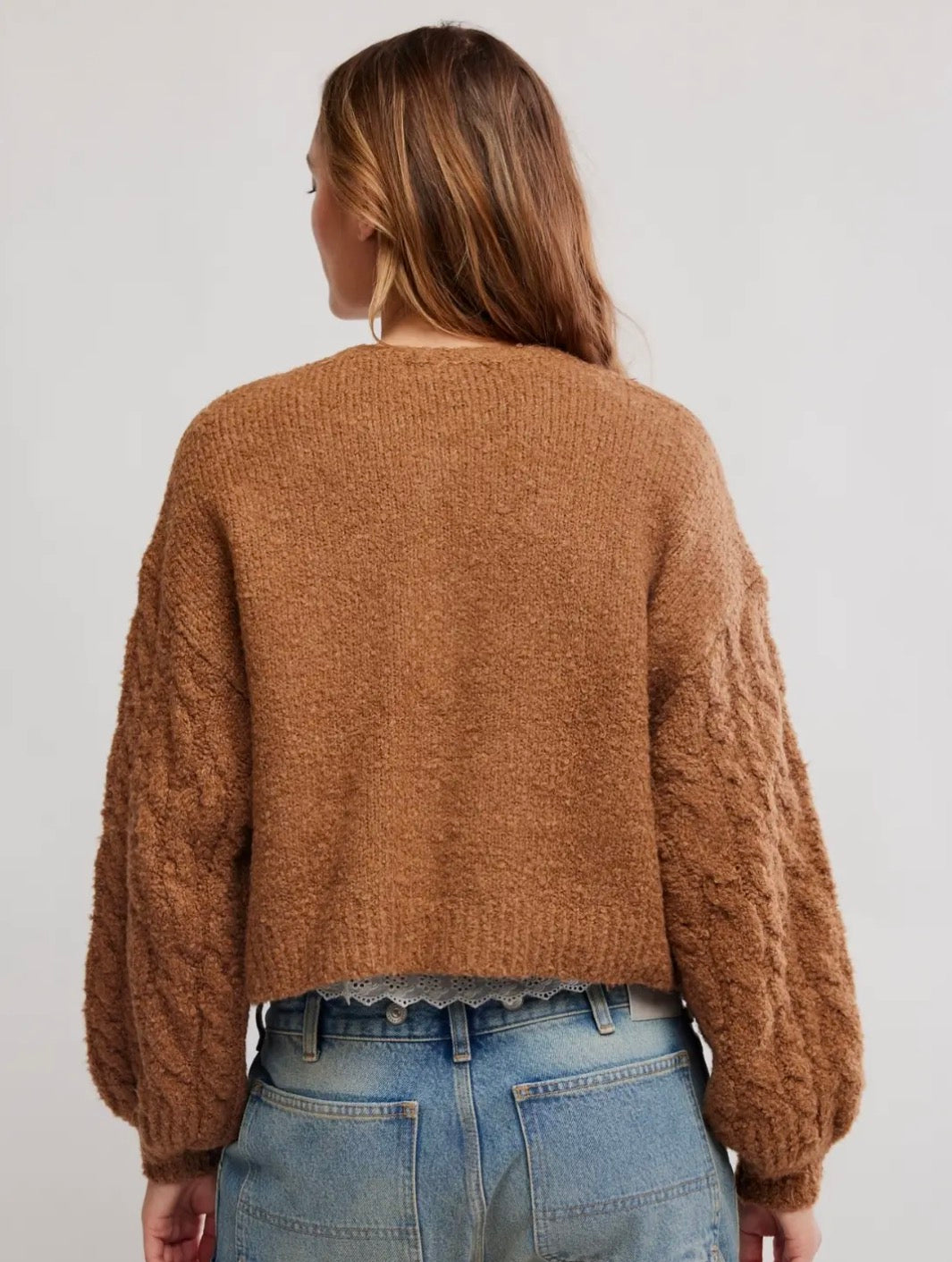Thistle Cardi - Macadamia