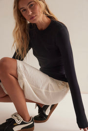 So Soft Seamless Long Sleeve - Black