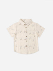 Collared Short Sleeve Shirt - Sail