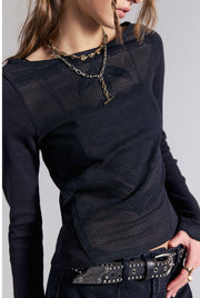 Delilah Long Sleeve - Black
