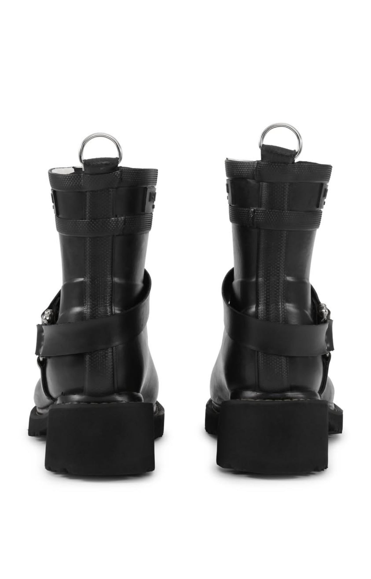 Short Rubber Boots-Black