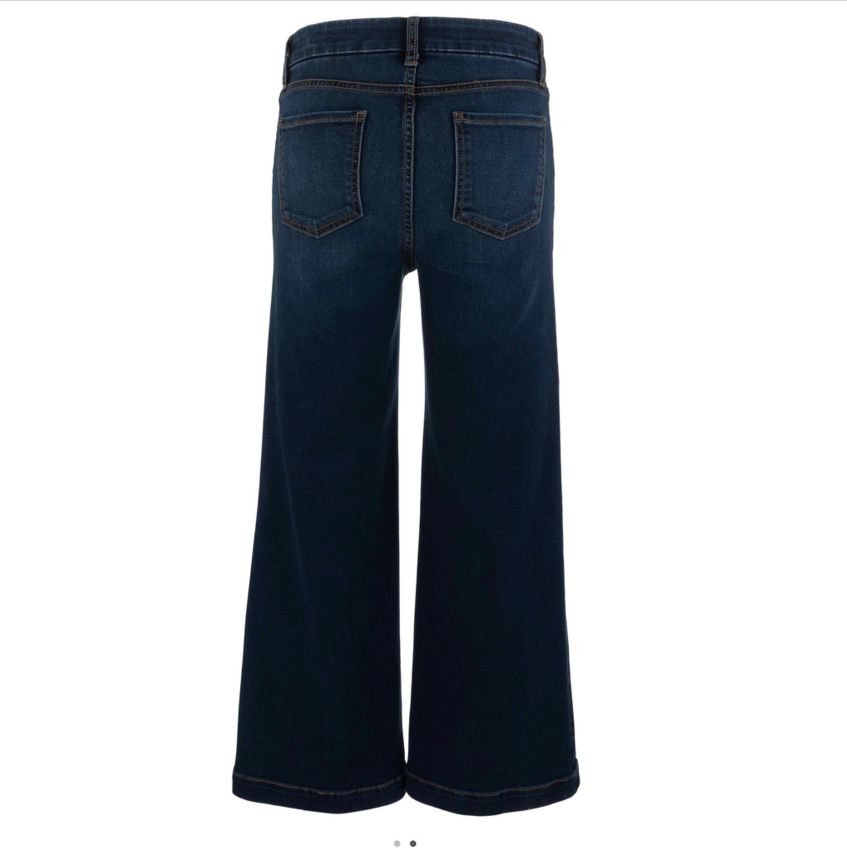 Meg High Rise Wide Leg Patch Pockets - Cheerfully