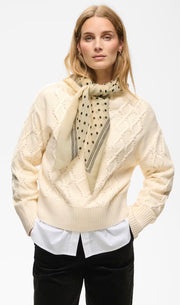 Celesta Scarf - Brown Out Dot
