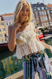 Sofia Lace Top - Ivory