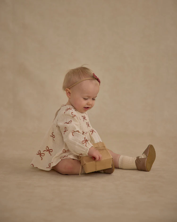 Sophia Top & Bloomer Set - Ruby Bows