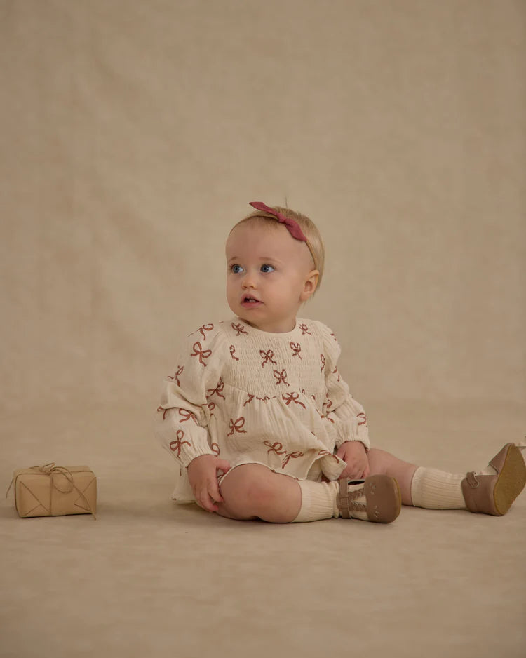 Sophia Top & Bloomer Set - Ruby Bows