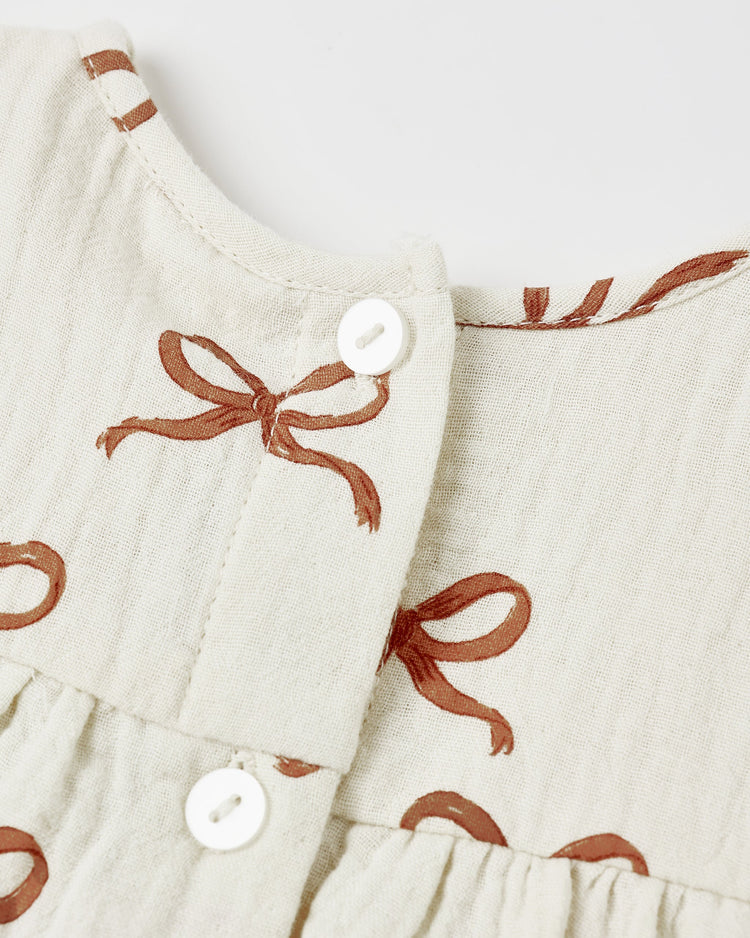 Sophia Top & Bloomer Set - Ruby Bows