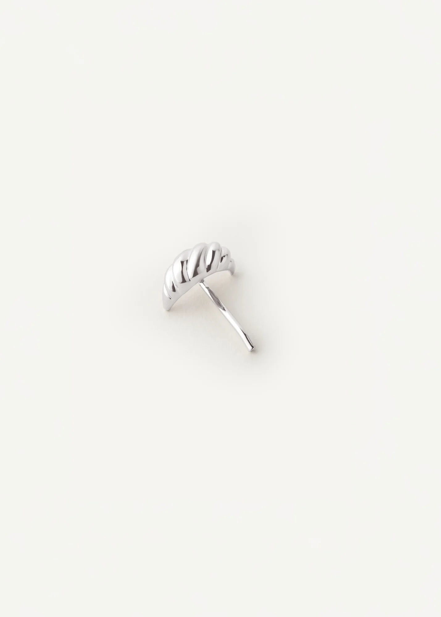 Pleated Hair Cuff - Silver