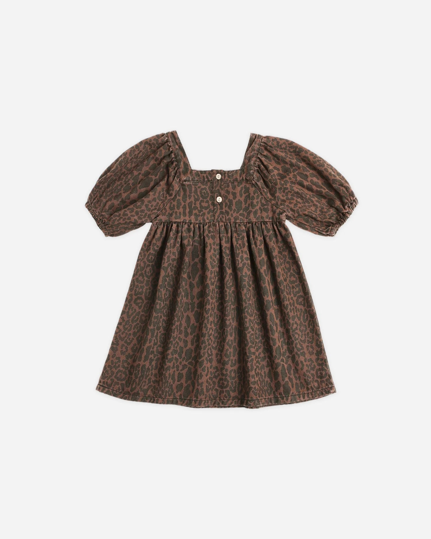 Gretta Babydoll Dress - Leopard