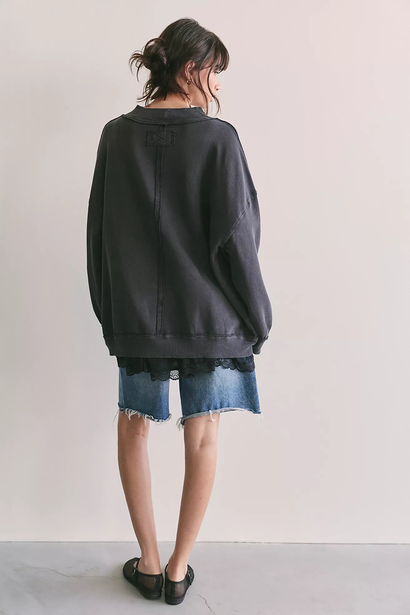 Palm Springs Graphic - Washed Black Combo