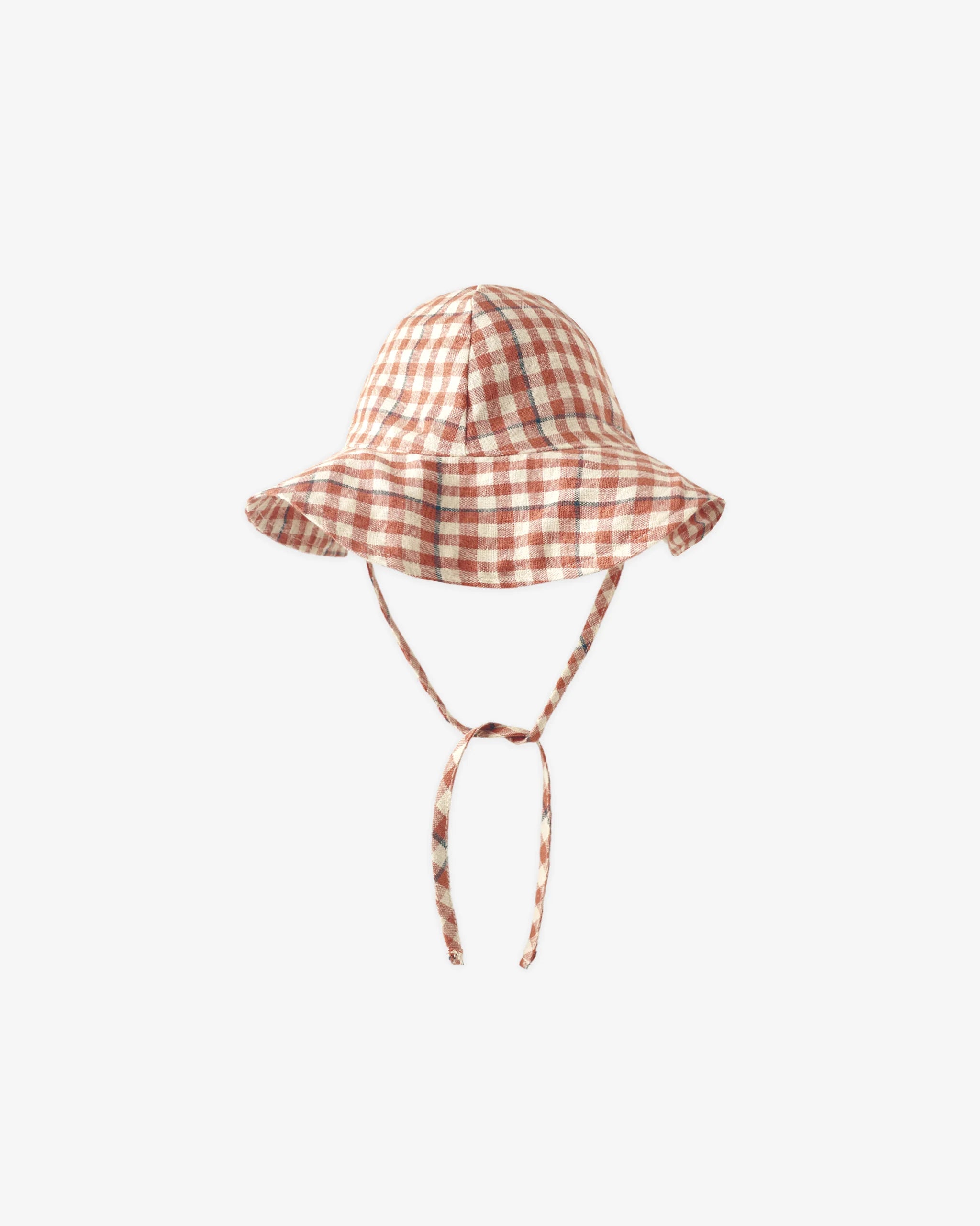 Floppy Sun Hat - Poppy Gingham