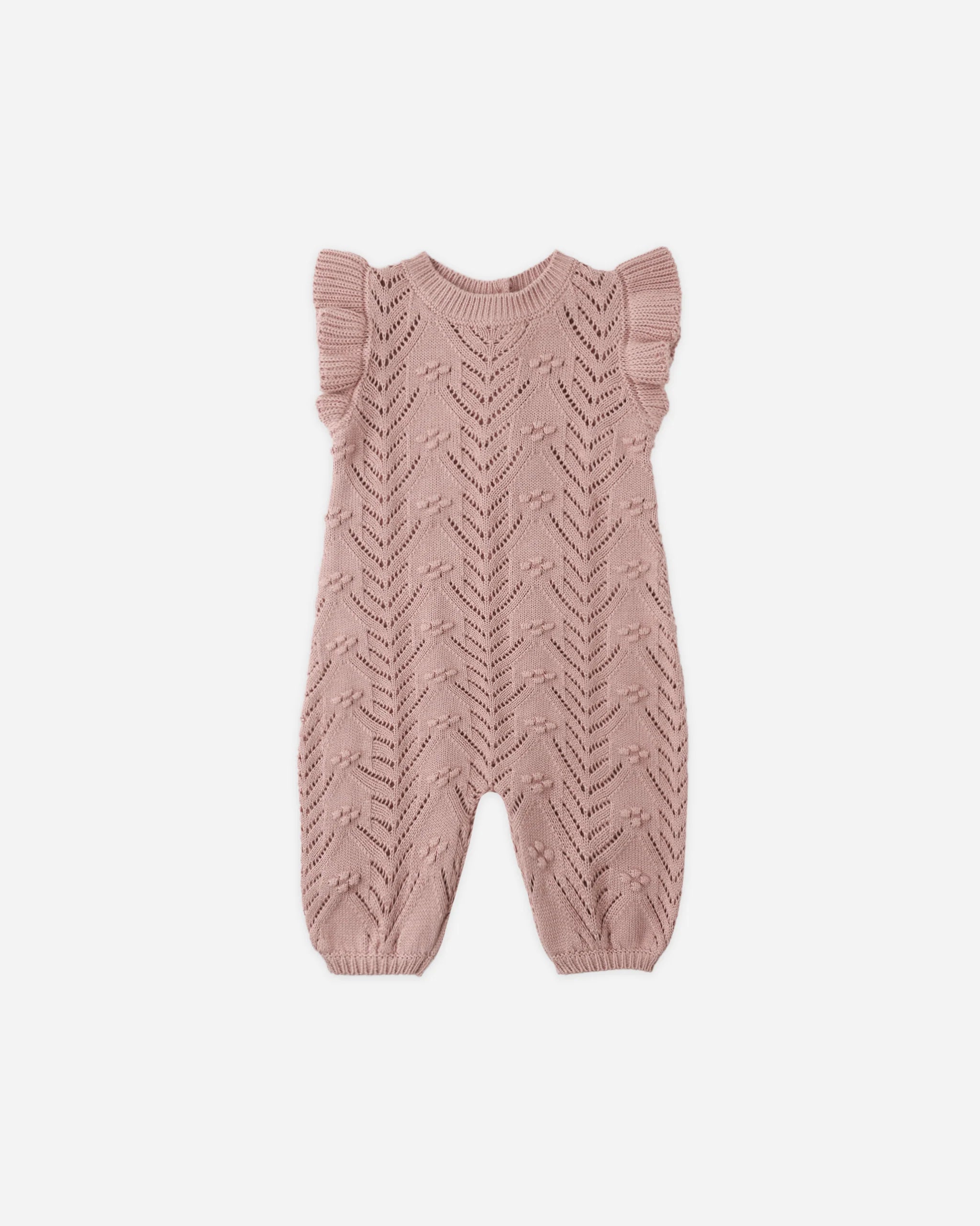 Mira Knit Romper - Mauve
