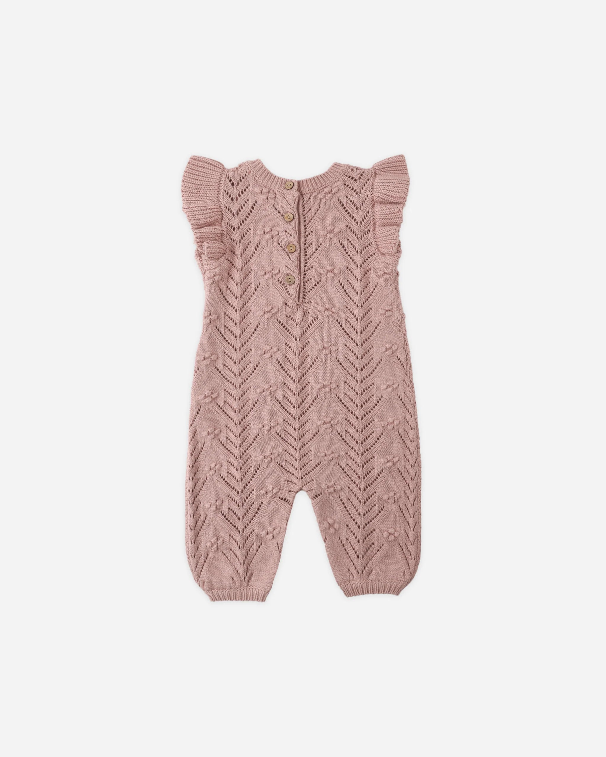 Mira Knit Romper - Mauve