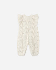 Mira Knit Romper - Natural