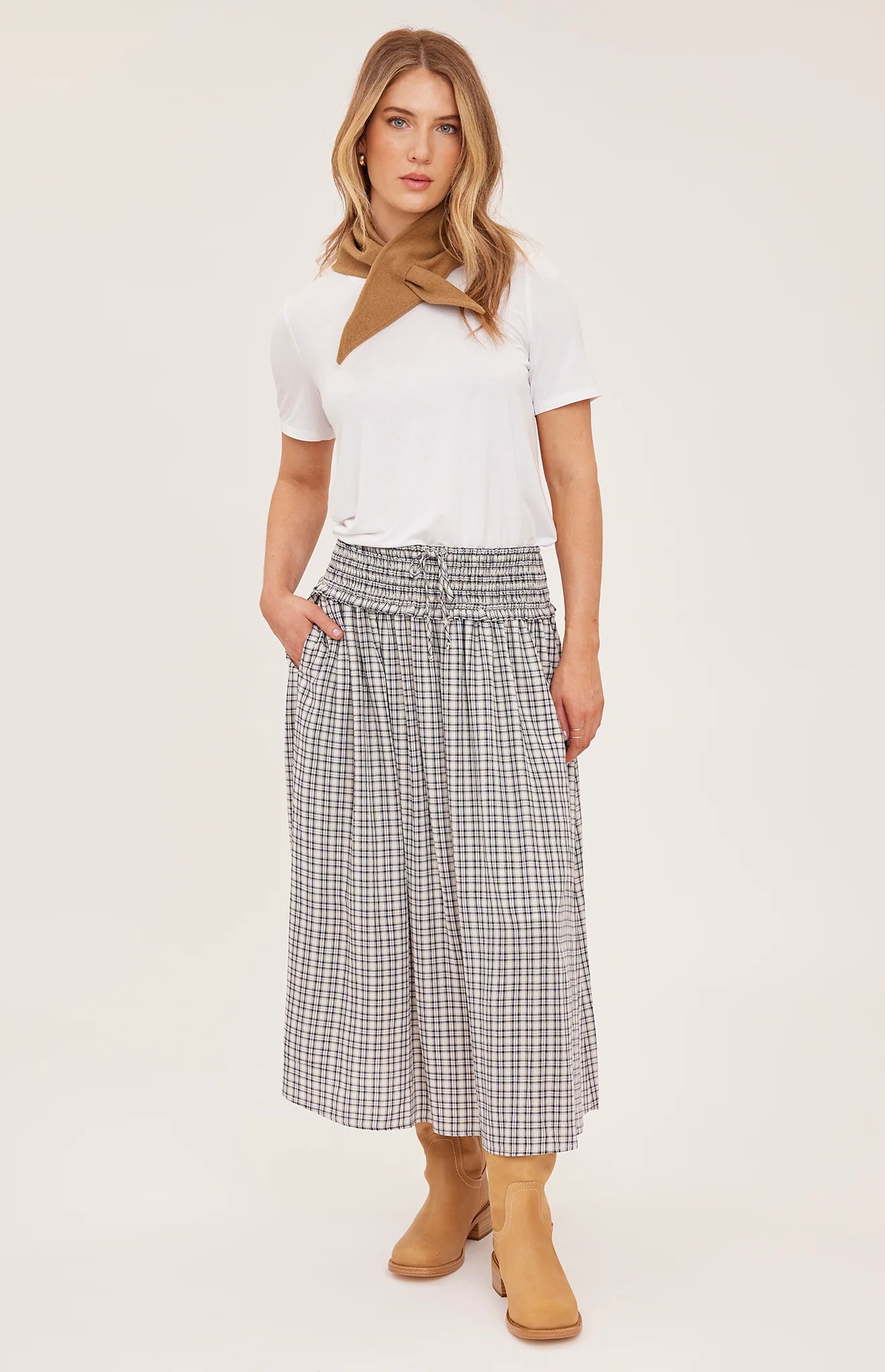 Elowyn Skirt - Cream Check
