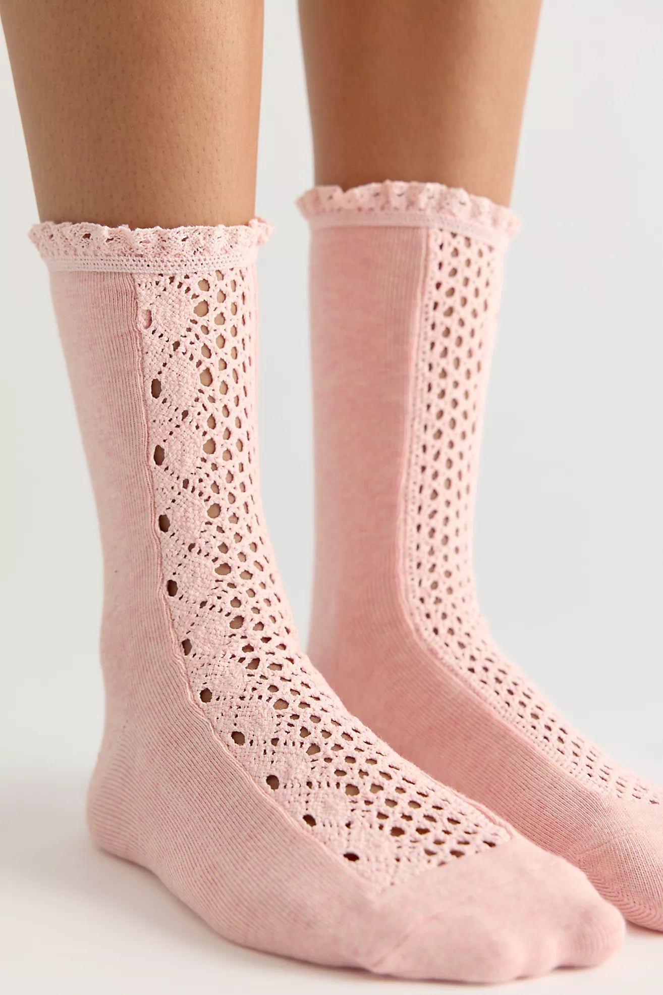 Rubies Crochet Socks - Strawberry