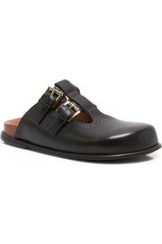 Shoreditch Buckle Mule - Espresso